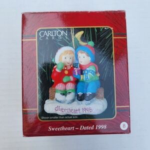 Vintage Christmas Carlton Cards Heirloom Ornament “Sweetheart” 1998 Dated